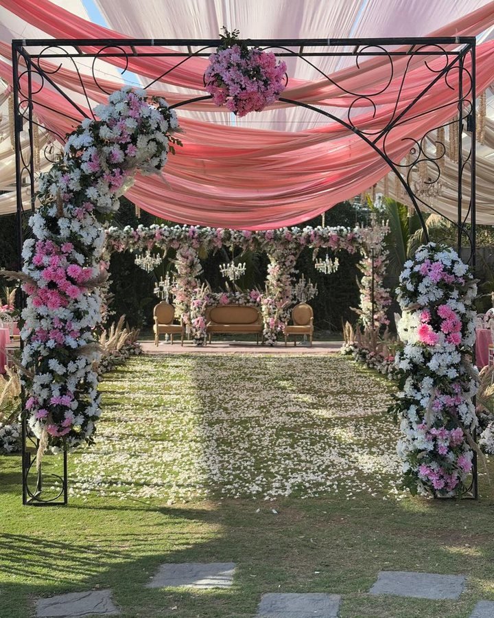 Elegant event setup